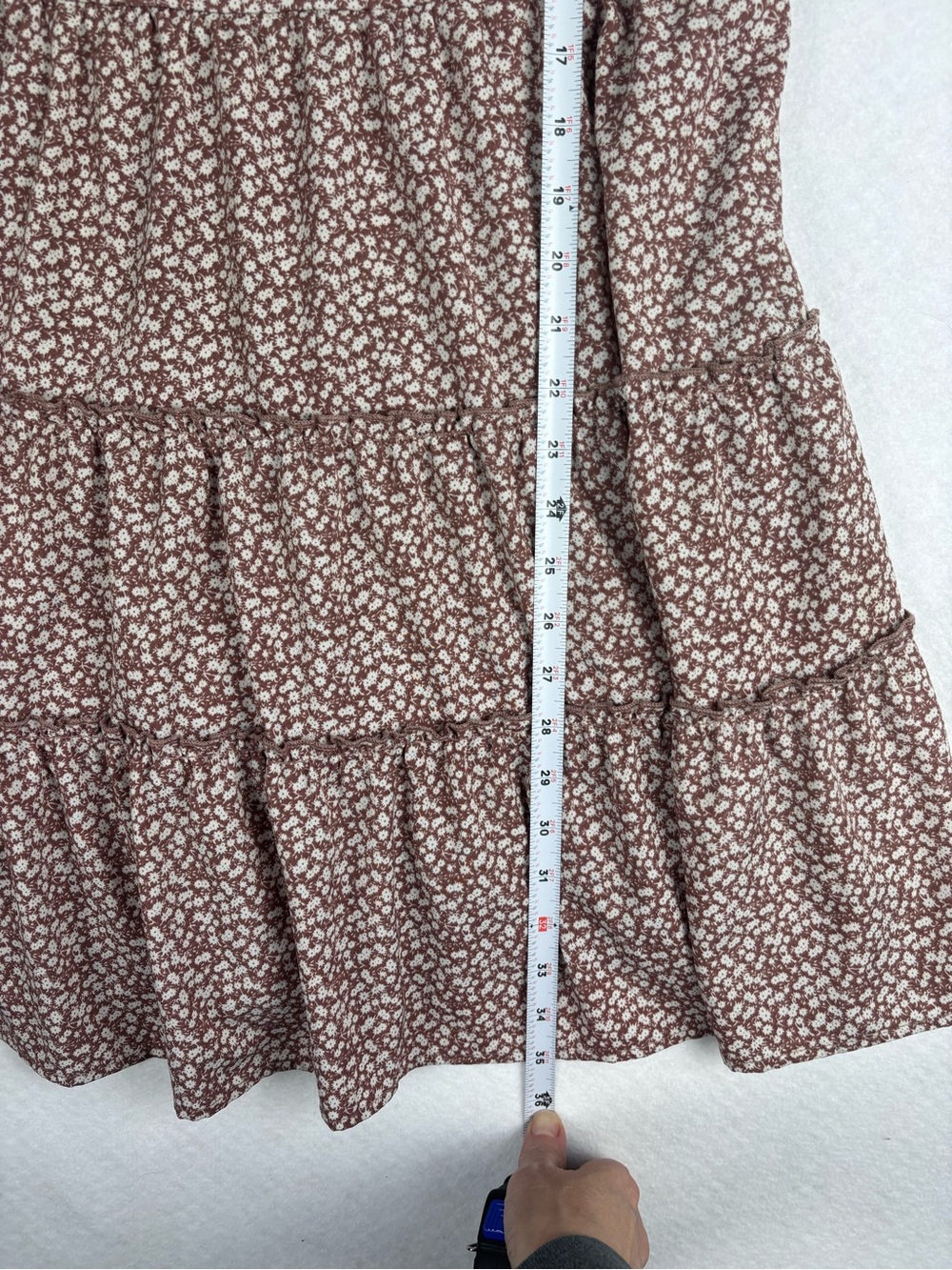Altard State Floral Smocked Puff Sleeve Babydoll Mini Dress XL Cottagecore Tier - Picture 5 of 6
